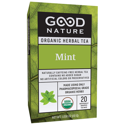 GOOD NATURE Organic Mint Tea (20x1.5g) 1.06oz