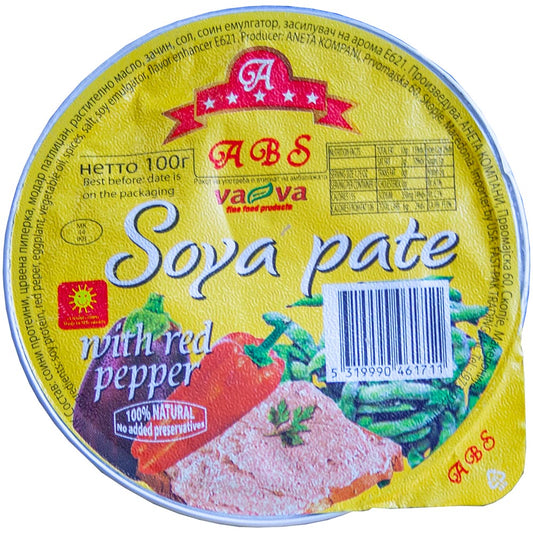 ANETA Red Pepper Pate w/Soy 100g/30oz