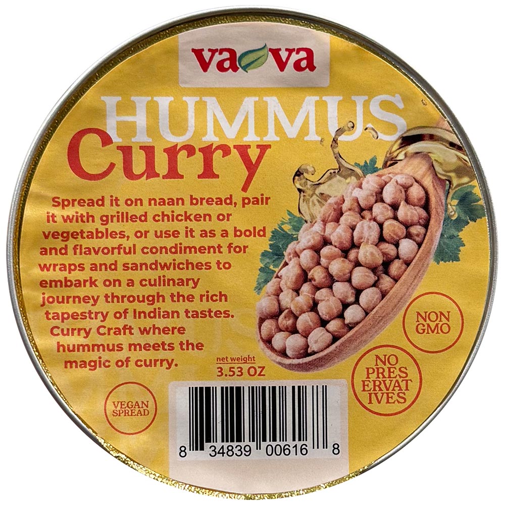 VA-VA Hummus with Curry 100g/ 3.53oz