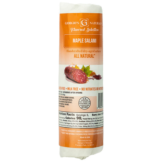 GIORGIO'S NATURAL Maple Salami 5oz x 12