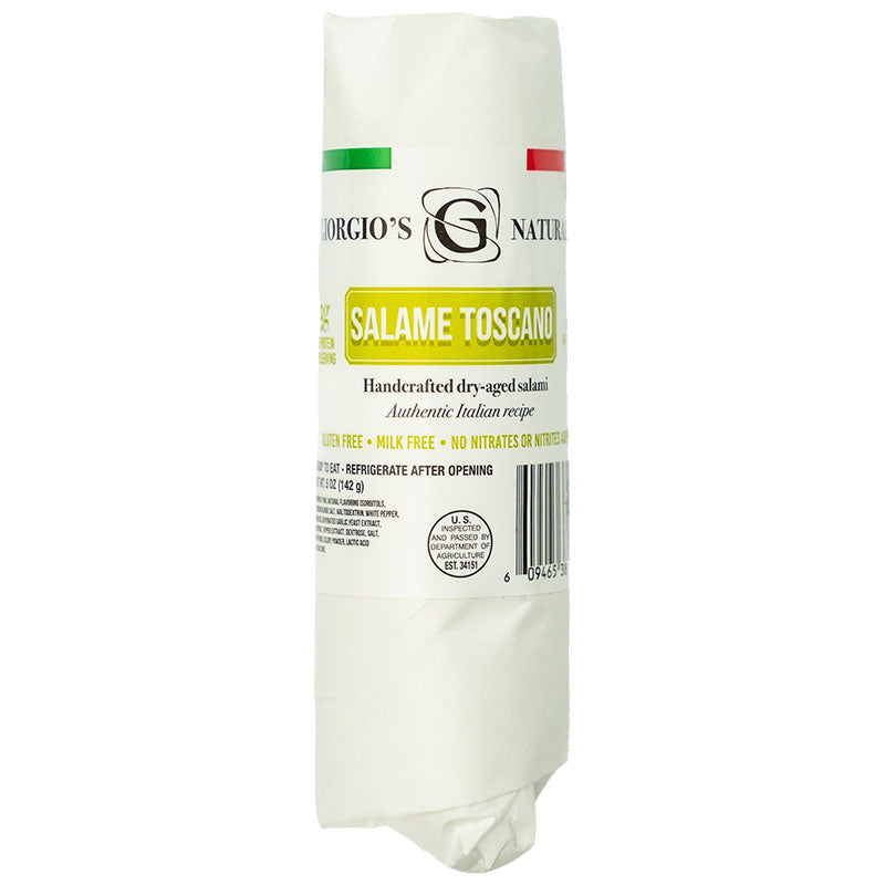GIORGIO'S NATURAL Toscano Salami 5oz x 12