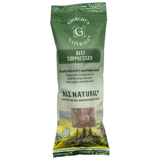 GIORGIO'S NATURAL Soppressata Beef 5oz x 12