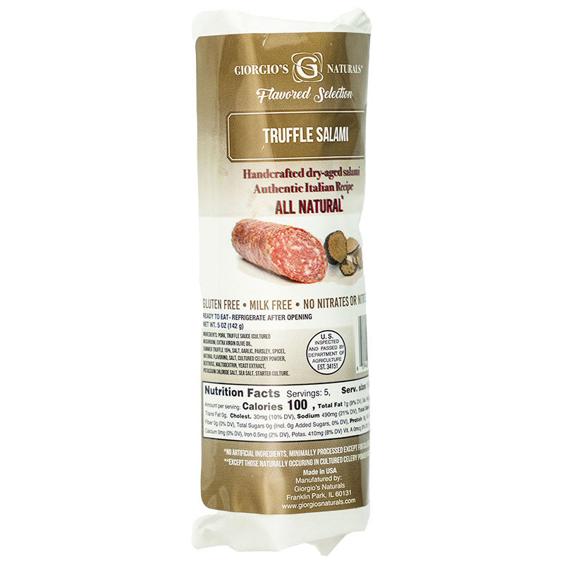 GIORGIO'S NATURAL Truffle Salami 5oz x 12