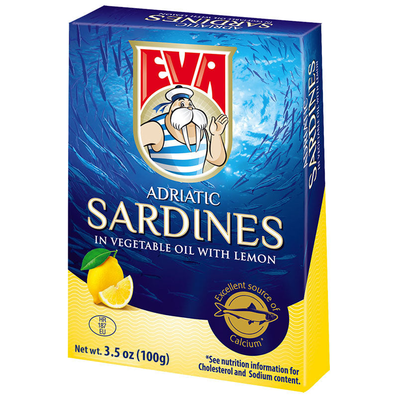 Eva sardine with lemon 115g