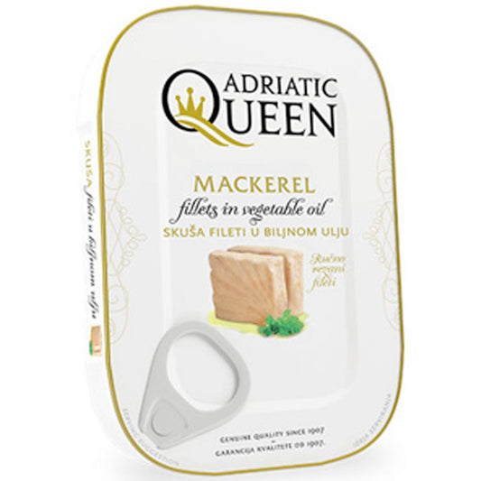 ADRIATIC Queen Mackerel in Vegetable Oil 105g