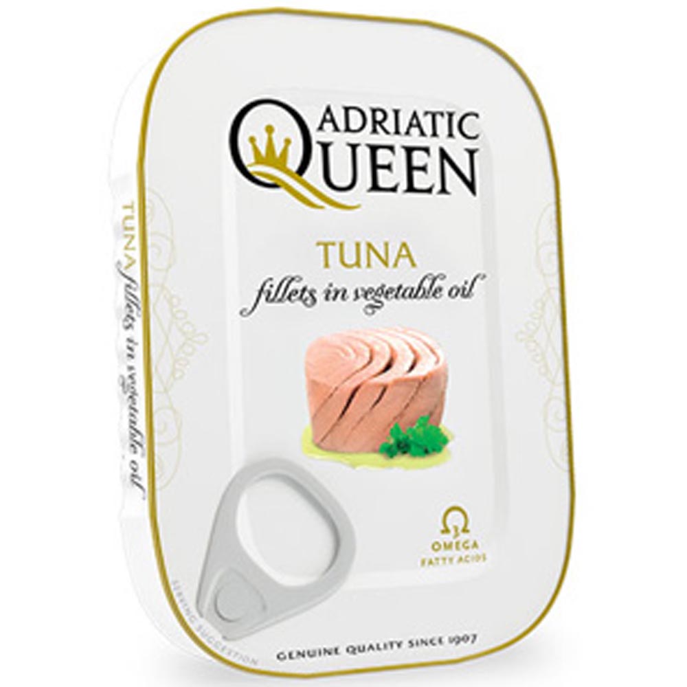 ADRIATIC Queen Tuna Fillet in Vegetable Oil 105g