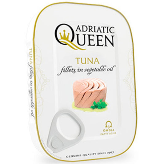 ADRIATIC Queen Tuna Fillet in Vegetable Oil 105g