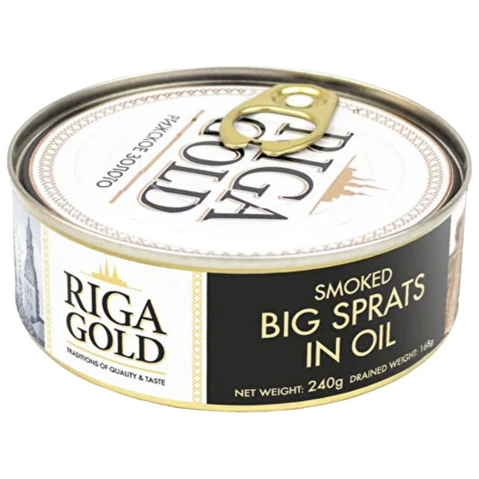 RIGA GOLD Smoked Sprats in Oil 240g