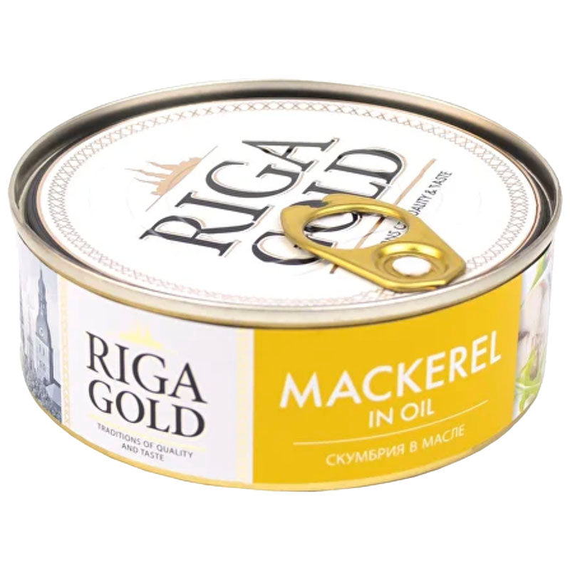 RIGA GOLD Mackerel in Oil 240g