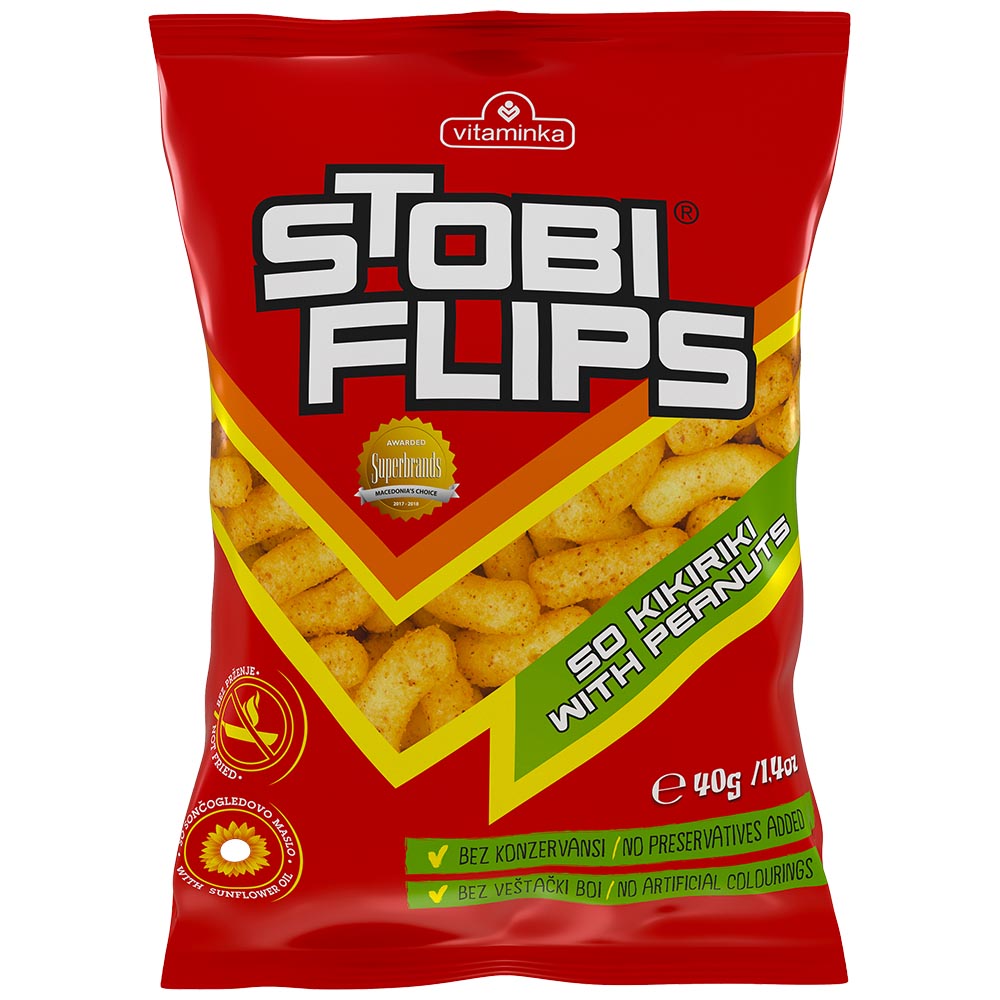 VITAMINKA Stobi Flips Peanut 40g/1.5oz