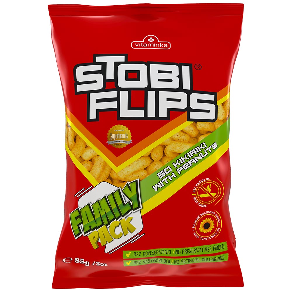 VITAMINKA Stobi Flips Peanut 85g/3oz – FAST PAK