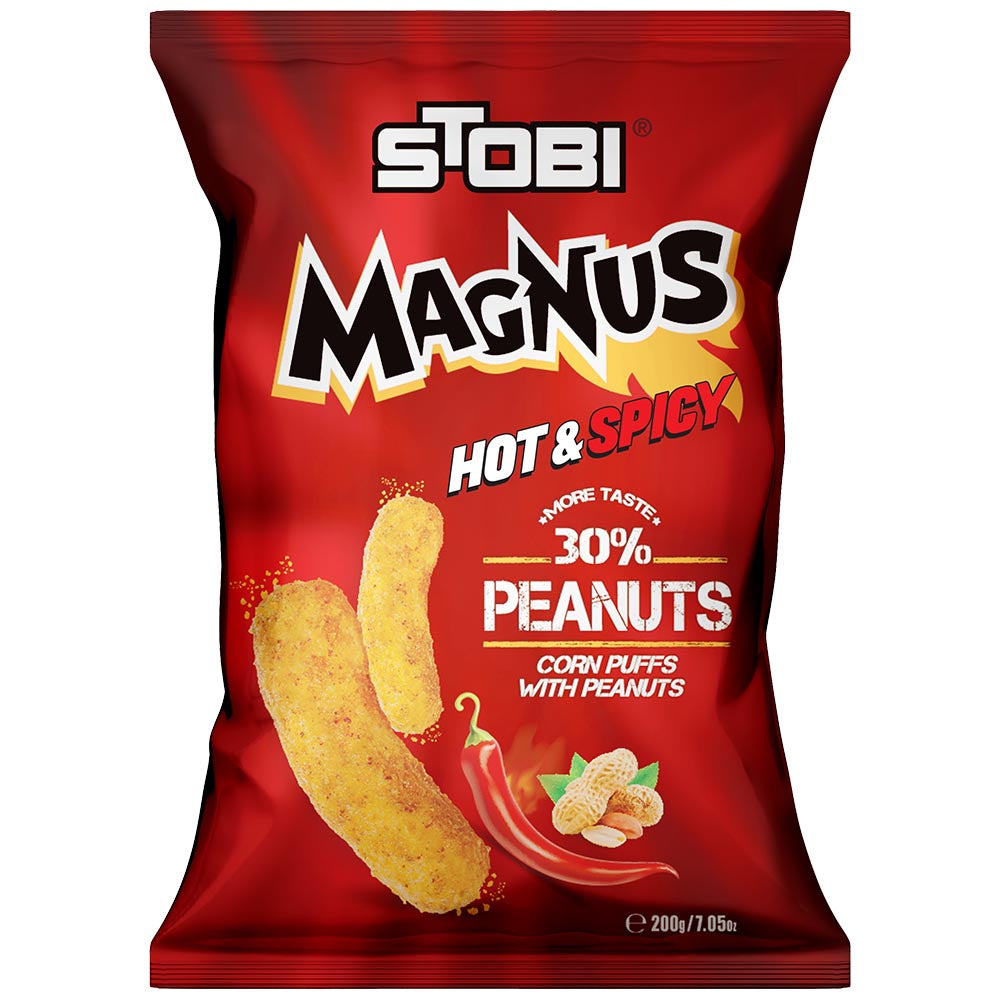 VITAMINKA Stobi Flips MAGNUS Hot and Spicy Peanut 200g – FAST PAK