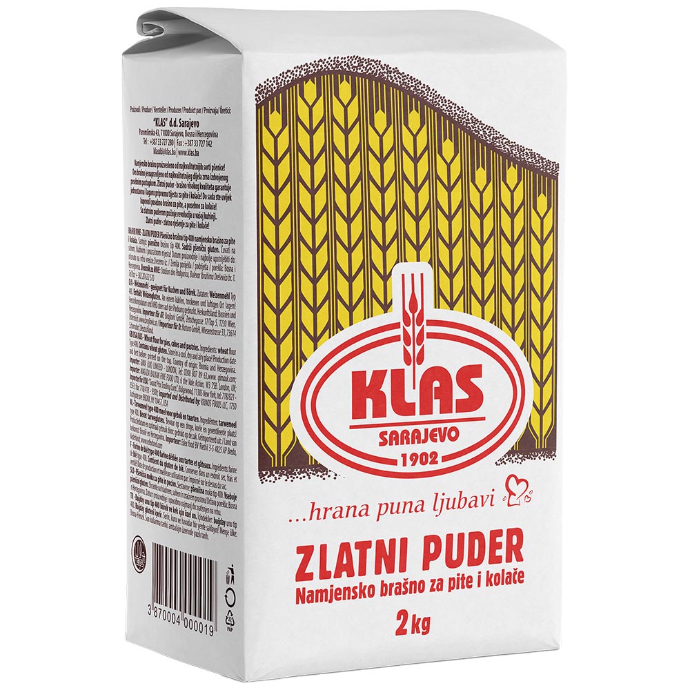 KLAS Flour - "Zlatni Puder" 2Kg