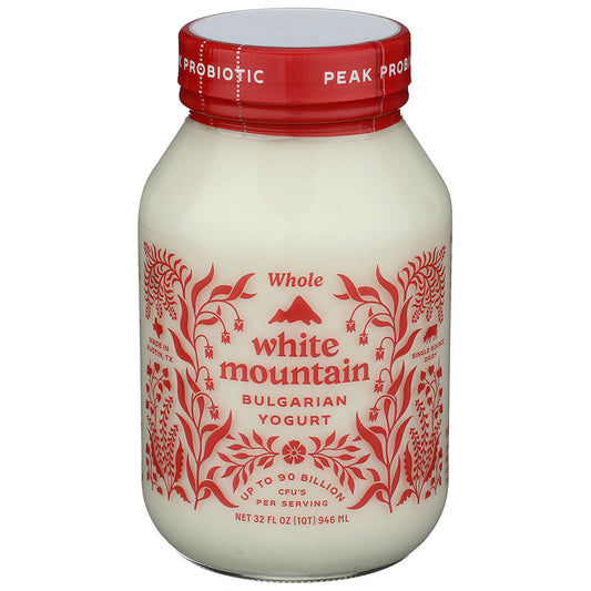 WHITE MOUNTAIN Yogurt BG Whole Milk Glass Jar 32oz