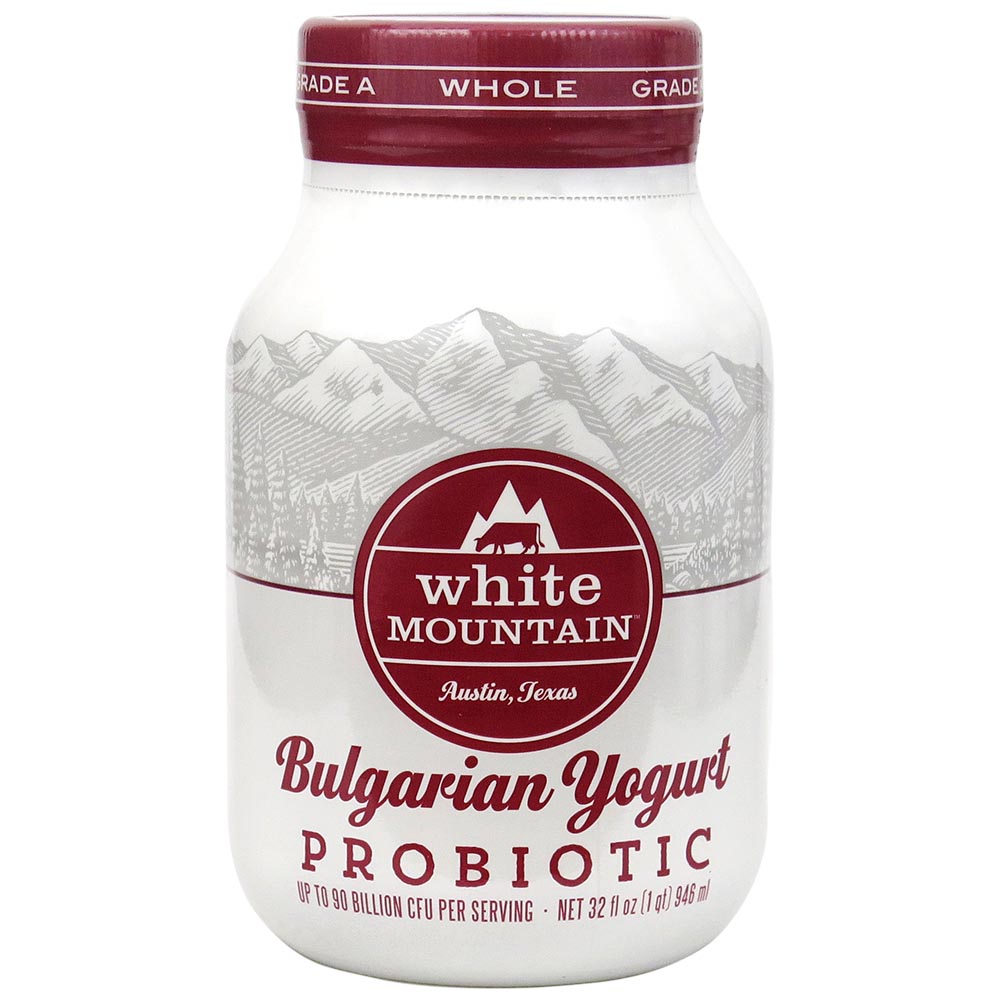 WHITE MOUNTAIN Yogurt BG Whole Milk Glass Jar 32oz