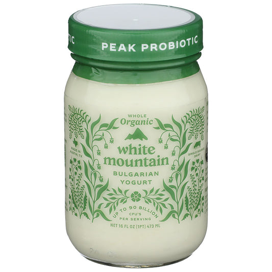 WHITE MOUNTAIN Yogurt BG Whole Milk Glass ORG 16 oz