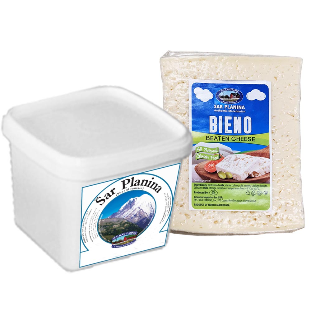 BALKAN FARMS Sar Planina Beaten -Bieno- Cheese 7Kg