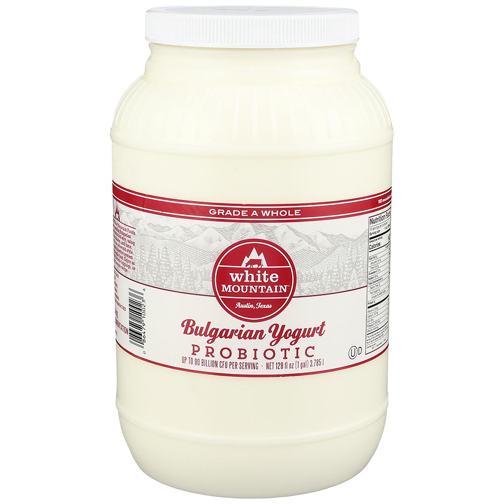 WHITE MOUNTAIN Yogurt BG Whole Milk 1 Gallon