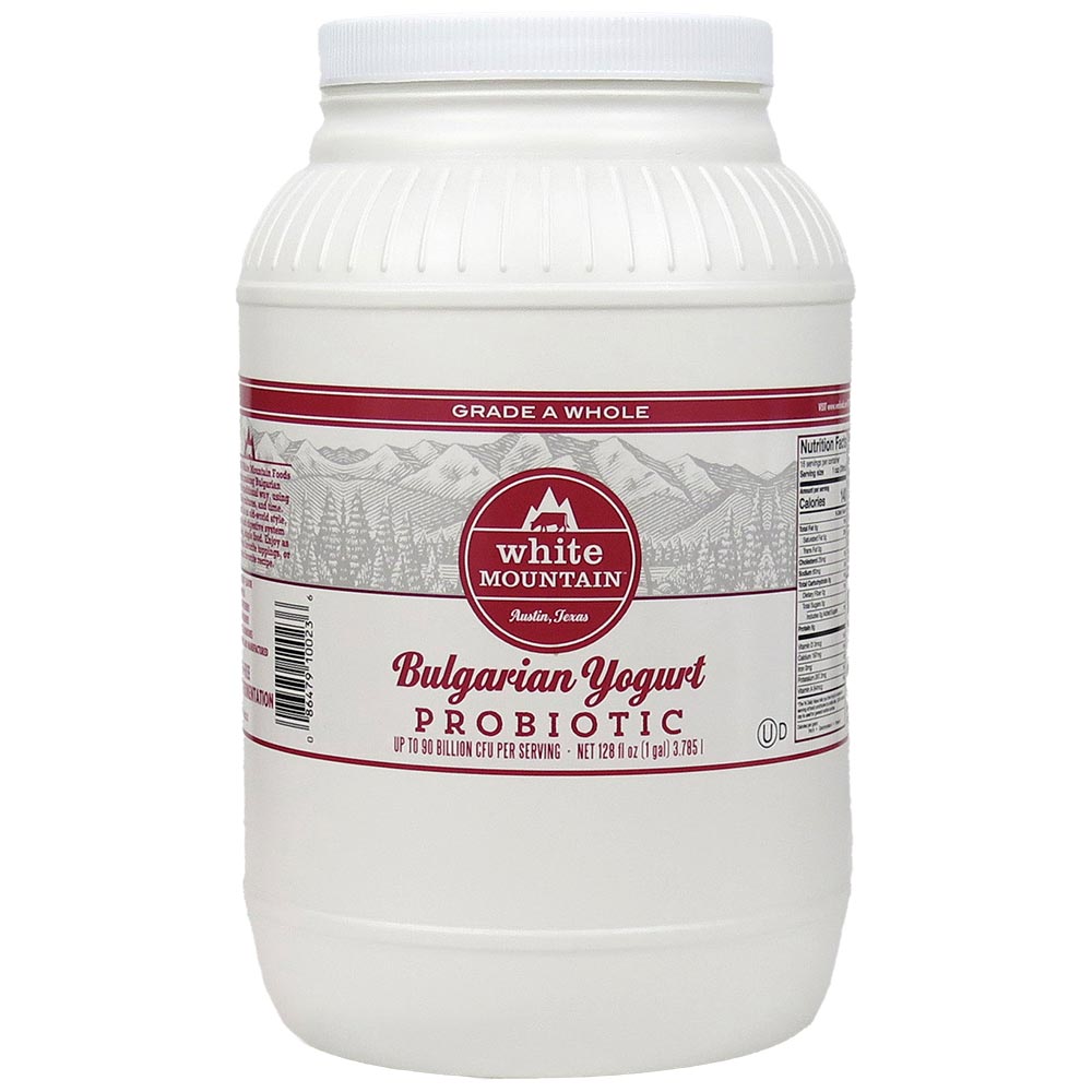 WHITE MOUNTAIN Yogurt BG Whole Milk 1 Gallon