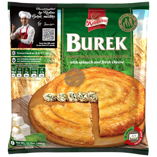 KADINO Twirled Pie Burek with Cheese & Spinach 900g/31.75oz