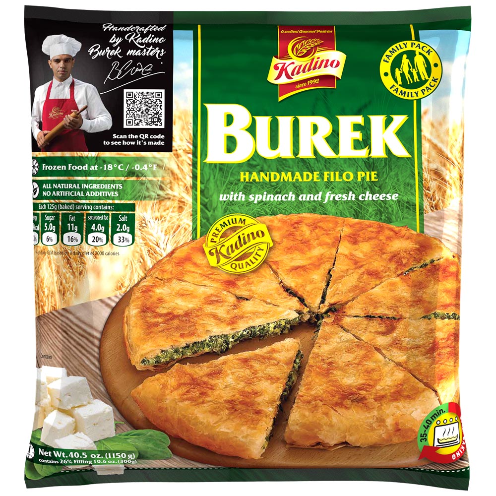 KADINO Burek with Cheese & Spinach 1150g/40.6oz