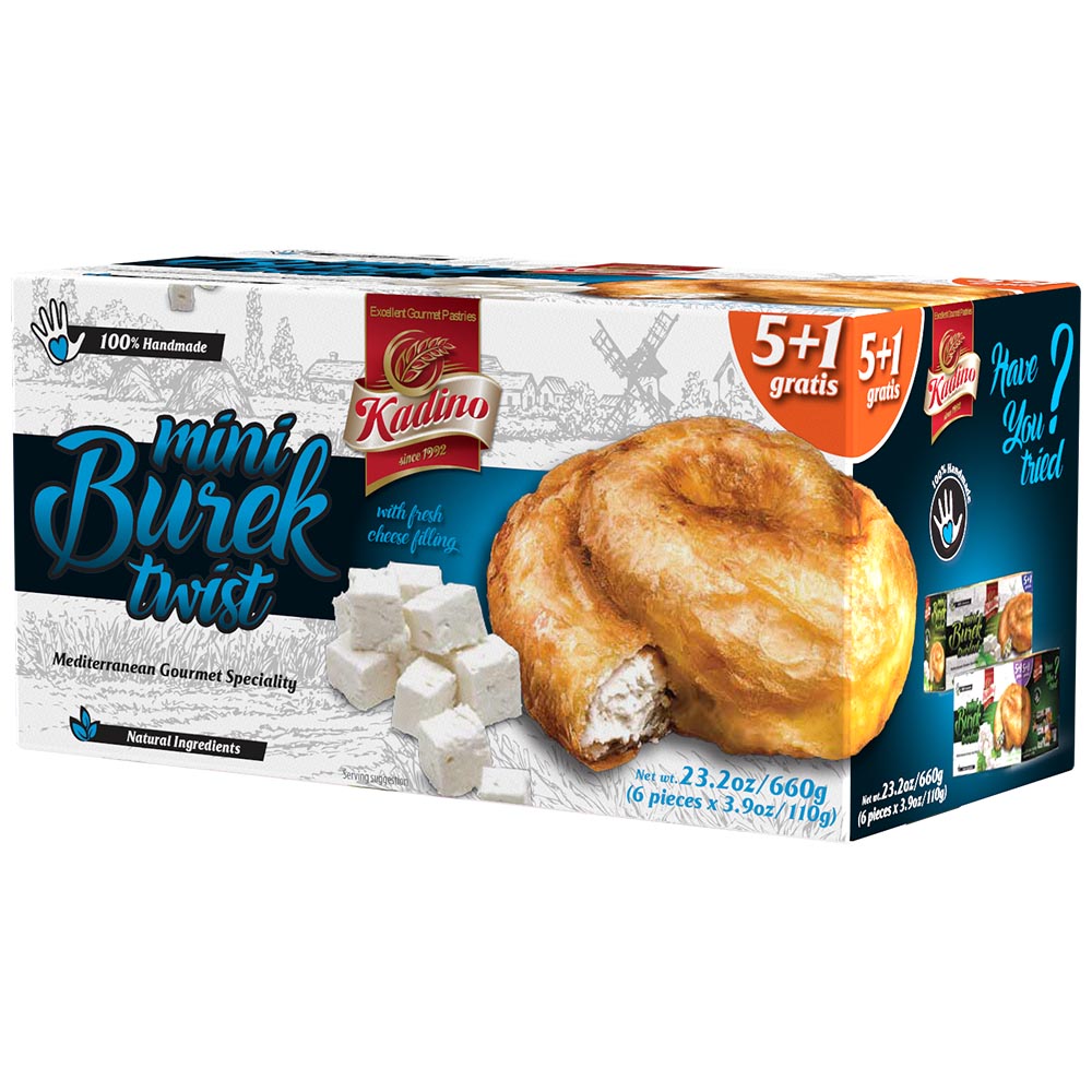 KADINO Mini Burek with Cheese - Banicki - 660g/23.8oz