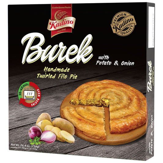KADINO Burek with Potatoes 750g/26.46oz (PIZZA BOX)