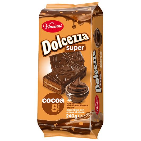 VINCINNI Super Dolcezza Cakes Cocoa 240g / 8.5oz
