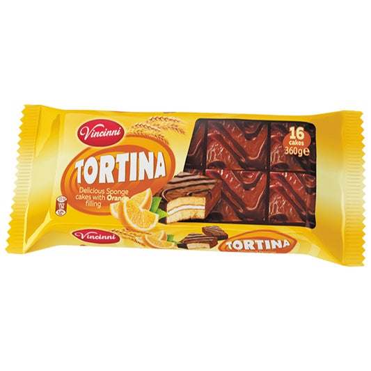 VINCINNI Tortina Bars - Orange Cream 360g/12.7oz