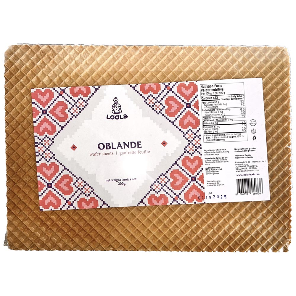 LOOLA -Oblande- Wafer Sheets 200g/7.05oz