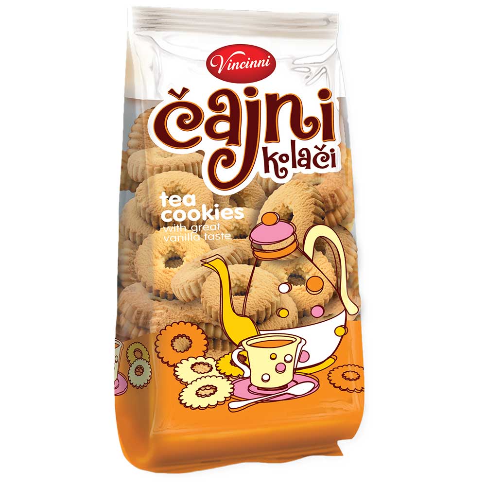 VINCINNI Cajni Kolaci (Tea Cookies) 400g