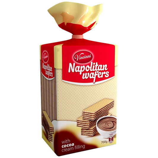 VINCINNI Napolitan Wafers - Cocoa 700g