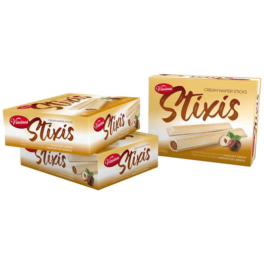 VINCINNI Stixis - Hazelnut cream wafer stick - 250g / 8.8oz