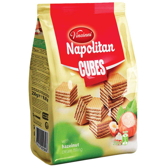 VINCINNI Napolitan Cubes - Hazelnut 250g