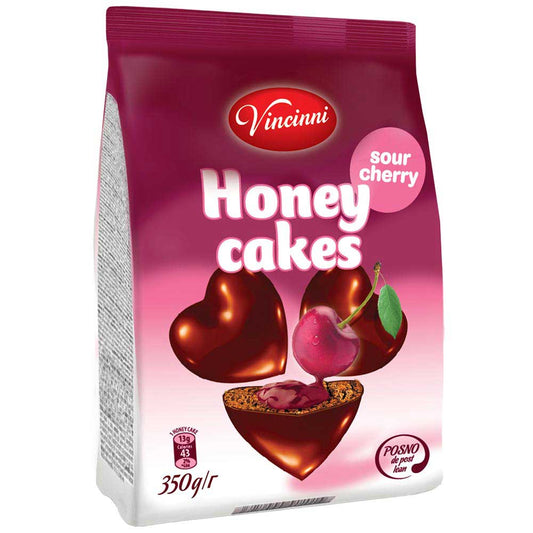 VINCINNI Honey Hearts Cherry 350g/12.35oz