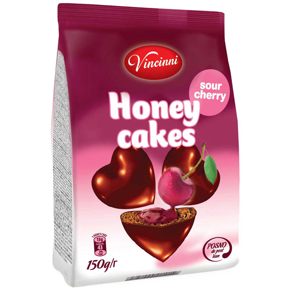 VINCINNI Honey Hearts Cherry 150g/5oz