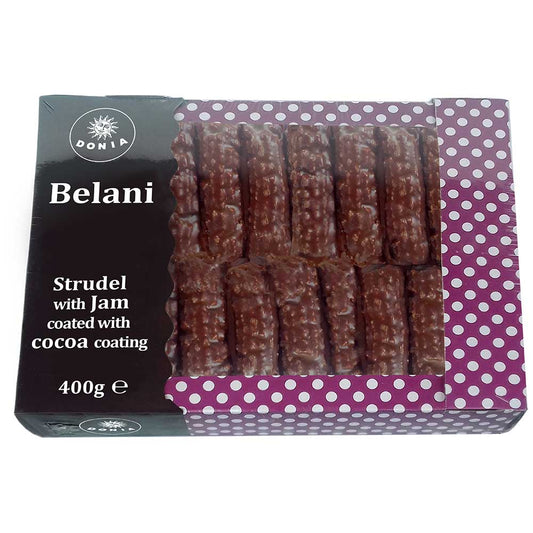 DONIA Belani Strudel with Jam - Chocolate Coated 370g / 13.05oz