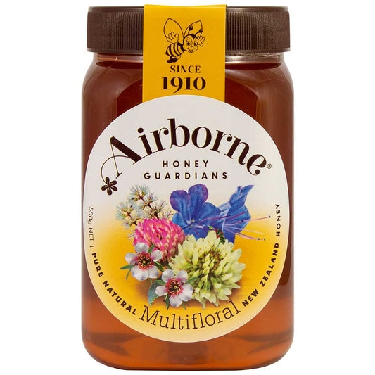 AIRBORNE Multifloral Honey 500g/17.5oz