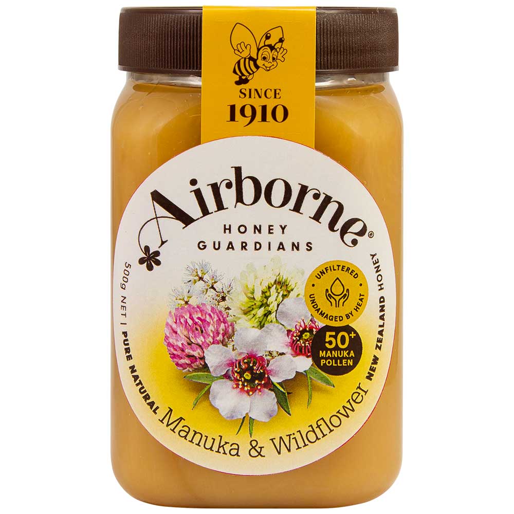 AIRBORNE Manuka w/ Wildflower Blend Honey 500g/17.5oz