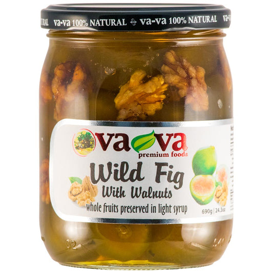 VA-VA Wild Fig Whole Fruit Preserve /w Walnuts 690g/24.3oz