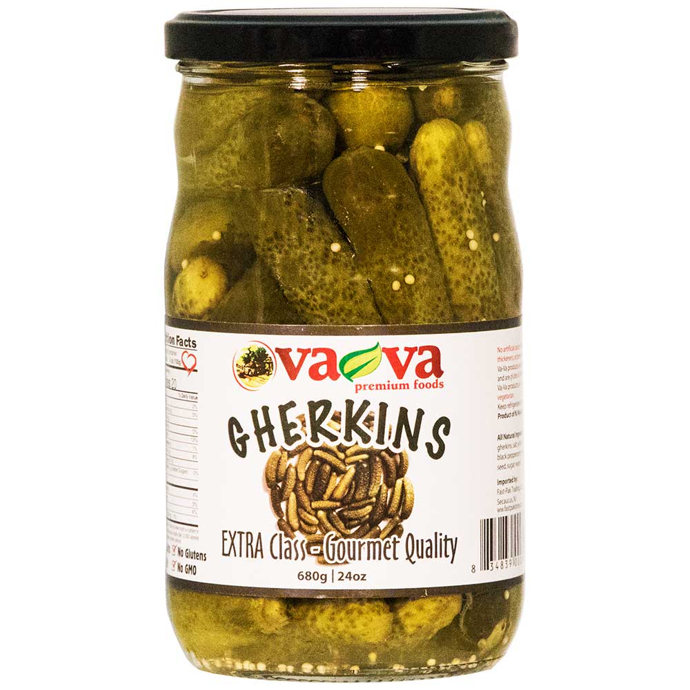 VA-VA Extra Class Baby Gherkins 680g/24oz