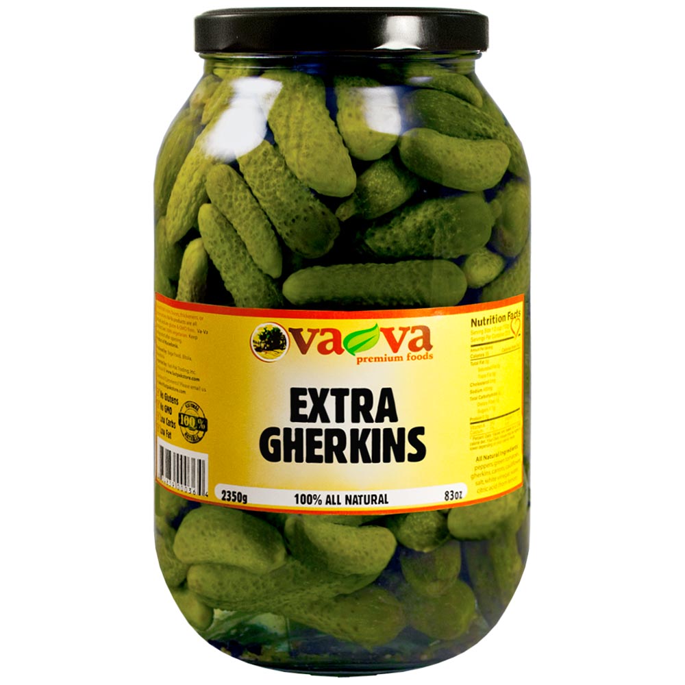 VA-VA Extra Class Baby Gherkins 2450g/84.6oz