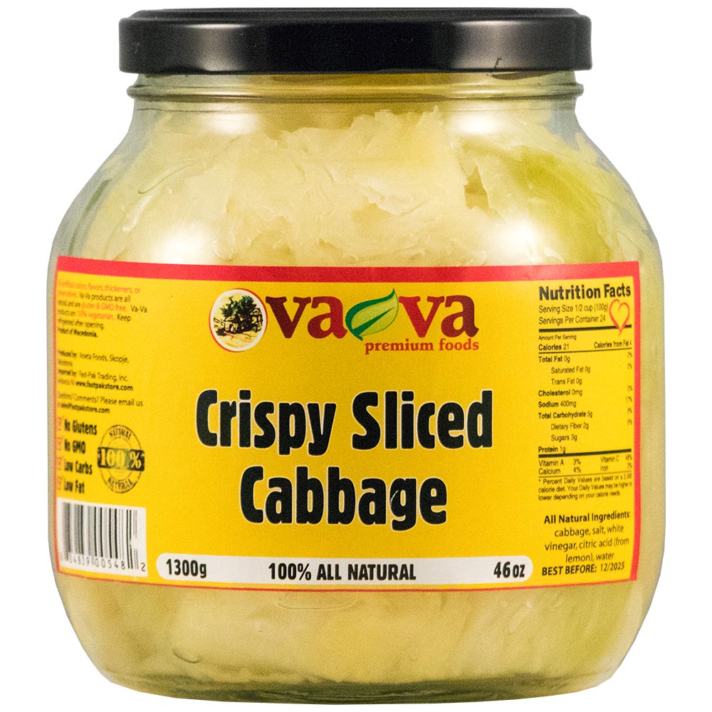 VA-VA Crispy Sliced Cabbage 1300g/46oz