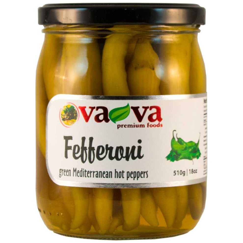 VA-VA Hot Green Fefferoni Peppers 490g/19oz – FAST PAK