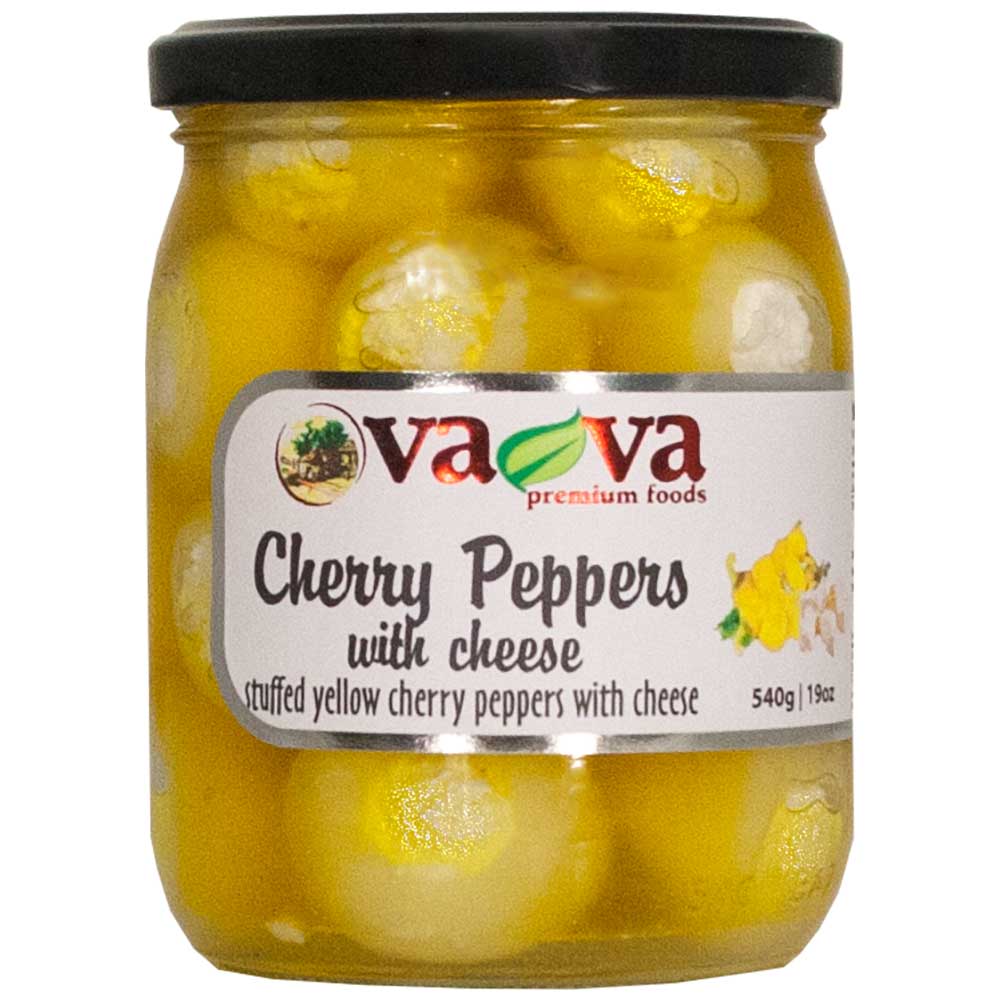 VA-VA Yellow Cherry Peppers with Cheese 540g/19oz