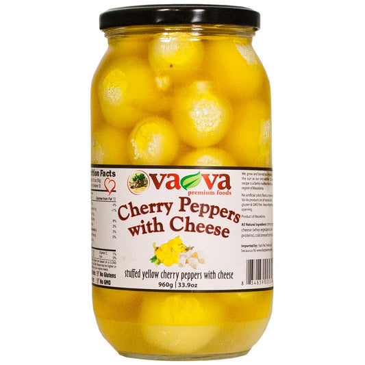 VA-VA Yellow Cherry Peppers with Cheese 960g/33.9oz