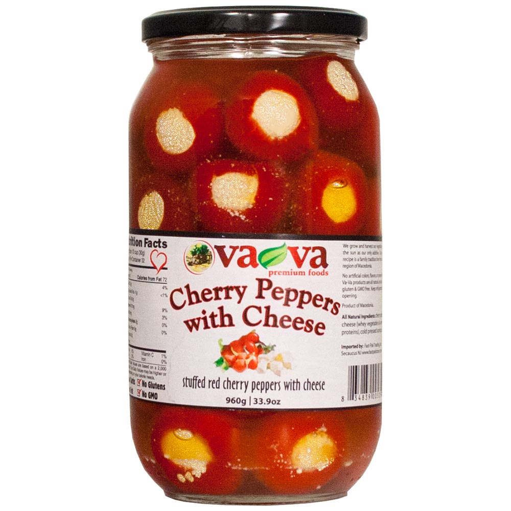 VA-VA Red Cherry Peppers with Cheese 960g/33.9oz