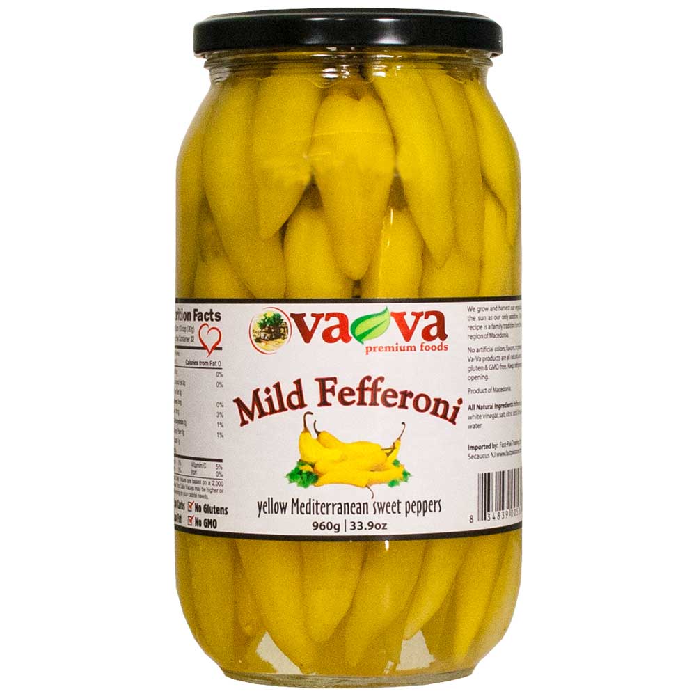 VA-VA Mild Yellow Fefferoni 960g/33.9oz