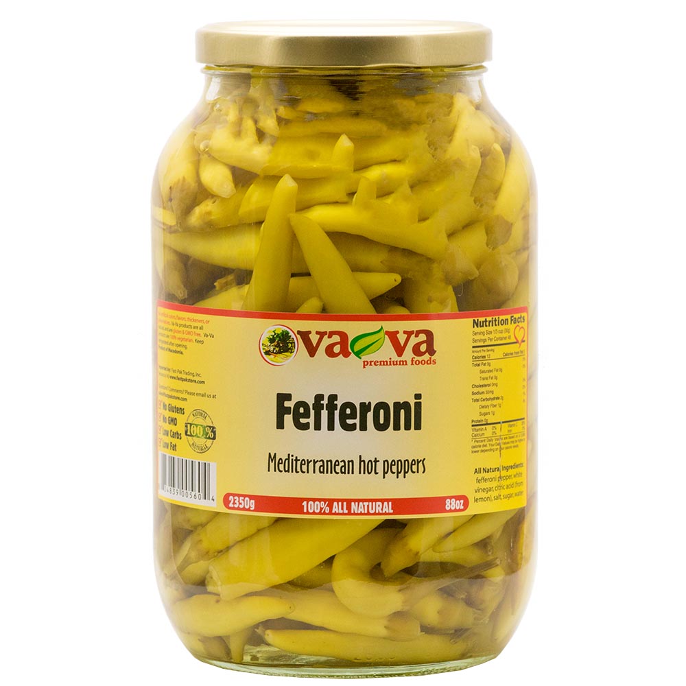 VA-VA Fefferoni Hot Peppers 2350g/88oz – FAST PAK