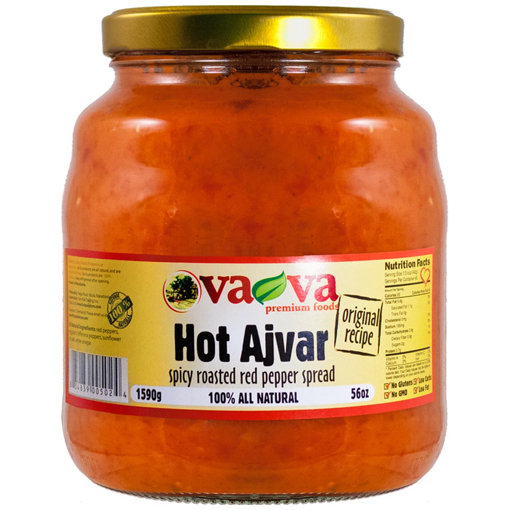 VA-VA Original Hot Ajvar 1590g/56oz